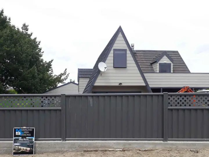 Woodland Grey Colorbond fence in Cromwell